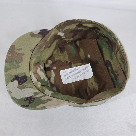 USGI Army Patrol Cap Military ACU OCP Multicam Large 7 7/8 Bernard Cap Company - Picture 8 of 13